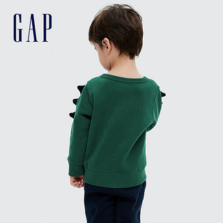 Gap 盖璞 男童碳素软磨抓绒卫衣