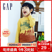 Gap 盖璞 儿童纯棉长袖T恤