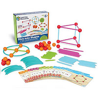 Learning Resources 探索形状 拼接玩具 海洋和几何构建组合套装