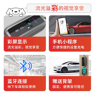 普诺得新能源汽车充电器特斯拉model3宝马大众理想one蔚来威马家用便携式充电桩220V充电枪线10米(联名款)