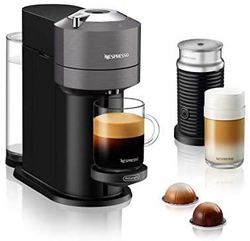 De'Longhi 德龙 Nespresso Vertuo Next ENV 120.GYAE 胶囊咖啡机 带有Aeroccino奶泡喷嘴，灰色