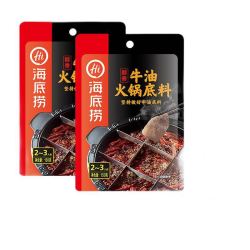 海底捞 醇香浓香牛油火锅底料150g*2