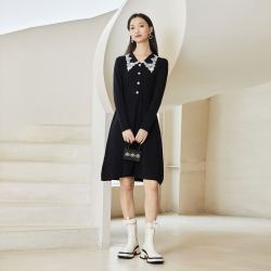 VERO MODA 321446019 复古针织连衣裙