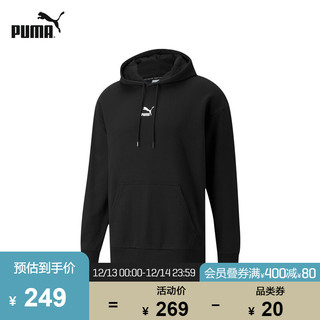 PUMA彪马 533114 抽绳连帽 黑色 L 男子卫衣