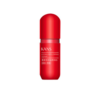 KANS 韩束 红胶囊系列高保湿护肤套装 (弹润水20ml+弹润乳20ml+倍润霜10g+玻尿酸水库保湿面膜2片)