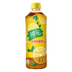 cocacola可口可乐阳光茶饮料经典柠檬味500ml12瓶整箱装