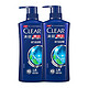CLEAR 清扬 去屑活力运动型薄荷洗发水500g*2+100g清凉洗发膏