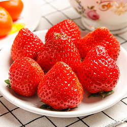 欣娃 大凉山奶油草莓 净重约2.8斤
