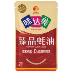 shinho欣和味达美臻品蚝油40g2袋crmyt