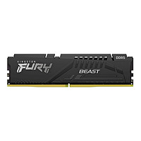 Kingston 金士顿 FURY Beast野兽系列 DDR5 6000MHz 台式机内存 马甲条 黑色 16GB C40