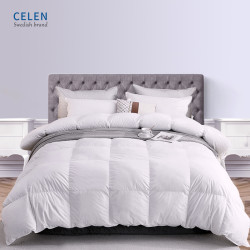 CELEN 进口95白鹅绒120支纯棉羽绒冬被 静音防钻绒 200*230cm