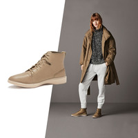 Clarks 其乐 Hale Rise 女士系带马丁靴 261381284