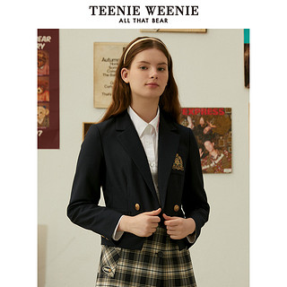 TeenieWeenie小熊西装外套短款上衣学院风宽松韩版显瘦女秋季新款