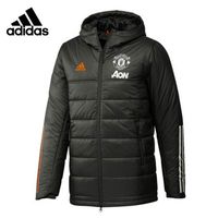 Adidas阿迪达斯男外套2021新款冬季休闲运动服连帽保暖棉服FR3682