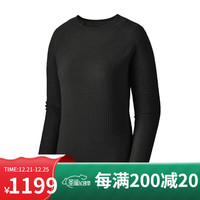 W‘s Cap Air Crew巴塔哥尼亚 Patagonia女羊毛内衣户外滑雪保暖速干36525 BLK黑色 M
