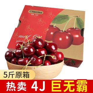 智利进口车厘子大樱桃水果新鲜5斤特大整箱批发