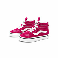 Vans范斯童鞋官方 小童红色男童女童SK8-Hi高帮帆布鞋