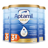 Aptamil 爱他美 金装 婴幼儿奶粉 3段 900g*3罐