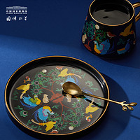中国国家博物馆 岁月静好咖啡杯 创意杯碟勺子套装 情侣新年马克杯