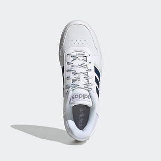 adidas NEO Hoops 2.0 中性休闲运动鞋 GZ7969 白蓝 39