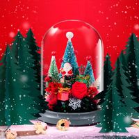 誓爱 永生花圣诞节玻璃罩礼盒