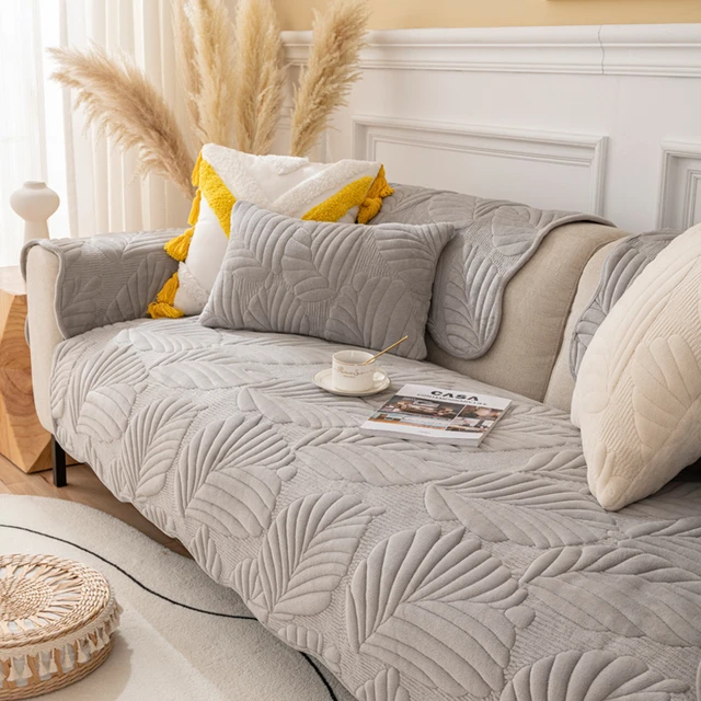 开心伴侣 芭蕉叶 牛奶绒沙发