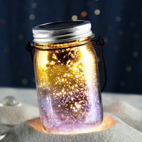 点点 2655B 太阳能星河灯 紫月星空款