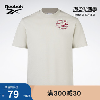Reebok锐步官方2021秋冬新款男女HC2420运动户外休闲短袖圆领T恤