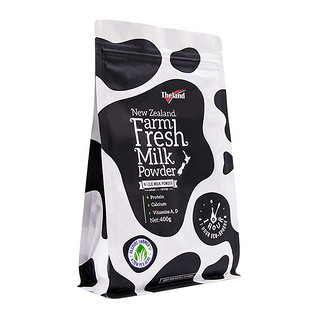 新西兰纽仕兰鲜奶粉全脂调制乳粉400g*1袋营养学生早餐奶