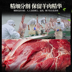 羊小柒 宁夏滩羊肉 生鲜新鲜现宰羊排羊蝎子烧烤火锅食材清真 去骨后腿肉5斤