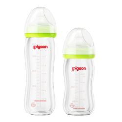 Pigeon 贝亲 宝宝玻璃奶瓶套装 160ml+240ml