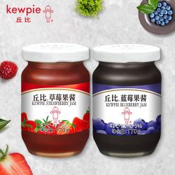 kewpie 丘比 草莓+蓝莓果酱组合 170g*2瓶