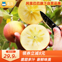 盒马 FRESHIPPO新疆阿克苏苹果时令新鲜冰糖心苹果当季新鲜水果整箱包邮