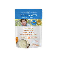 BELLAMY'S 贝拉米 有机婴儿南瓜益生元米粉 125g