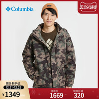 Columbia哥伦比亚户外21秋冬新品男子奥米热能650蓬羽绒服WE0995