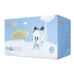 BoBDoG 巴布豆 柔薄悦动系列 婴儿拉拉裤 XXL48片