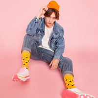 七匹狼保暖棉袜透气袜男女同款秋冬保暖中筒袜透气情侣袜子长袜