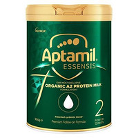 Aptamil 爱他美 ESSENSIS奇迹绿罐 有机A2婴儿配方奶粉2段 6-12月 900g 3罐包邮装