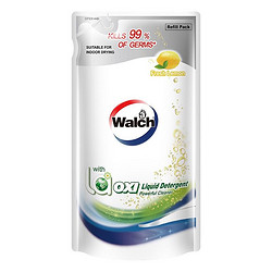 Walch 威露士 抗菌有氧洗衣液柠檬袋装 500ml