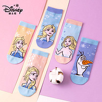 Disney 迪士尼 女童袜子 冰雪奇缘 (五条装)