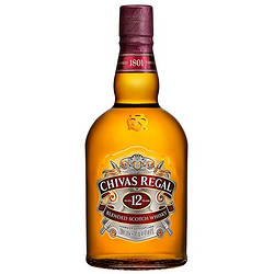 CHIVAS 芝华士 12年 苏格兰 调和威士忌 40%vol 1L