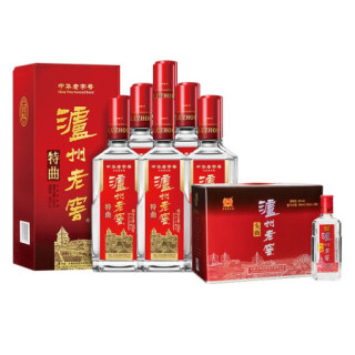 泸州老窖浓香型白酒特曲38度500ml6瓶头曲三两三