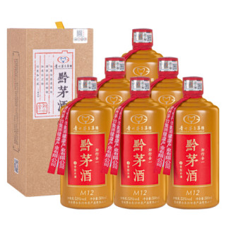 商品moutai茅台黔茅m12知行合一53vol酱香型白酒500ml6瓶整箱装