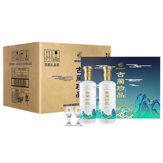 LANGJIU 郎酒 古蔺珍品 钻石版 浓香型白酒 52度 500ml*2 礼盒装