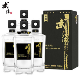 武陵酒 轻酱 53度酱香型 轻奢高度白酒 口感柔和 375ml