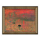 雅昌 莫奈 简约抽象油画《日出·印象》74x58cm 油画布 典雅栗