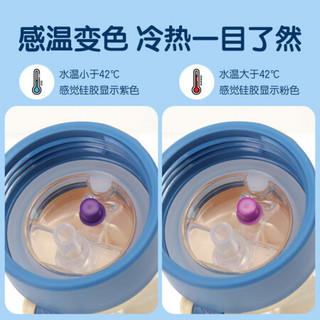 凯儿得乐儿童保温杯 比得兔宝宝学饮杯 带吸管水杯多用三盖大容量 550ML 云雀黄