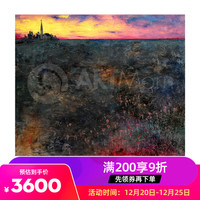 墨斗鱼艺术孙亮布面油画原作《共存》家庭装饰油画手工装裱实木框客厅装饰油画