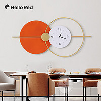 轻奢现代餐厅壁饰客厅沙发背景墙面装饰品挂件墙壁挂饰创意时钟