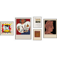 北欧马蒂斯客厅组合装饰画野兽派人物沙发背景墙挂画复古餐厅壁画